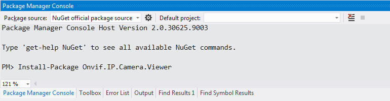 install nuget packages command line for mac