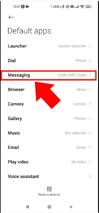 select messaging