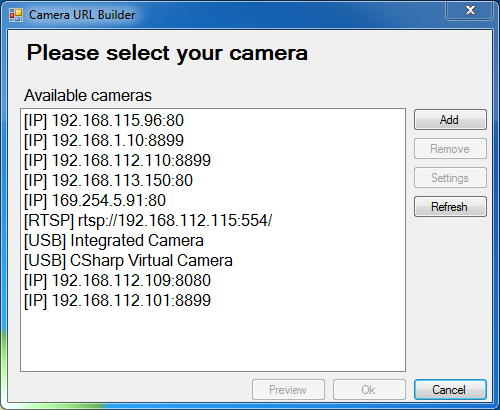 Virtual discount webcam c#